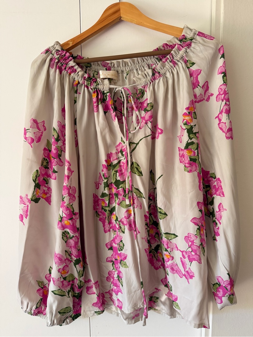 Natalie Martin Bougainvillea Print Ashley Top